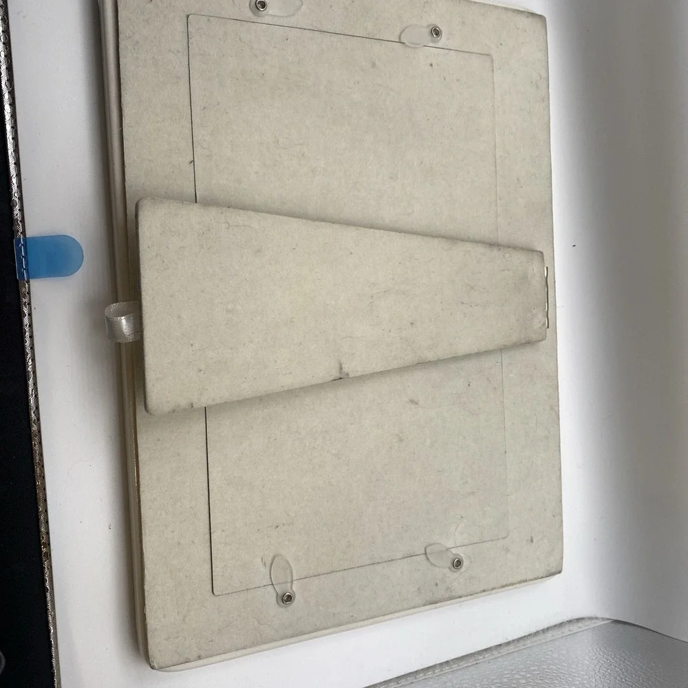 PICTURE FRAME-Friends-THAT WAS THEN-THIS IS NOW-2 PHOTO FRAME-POWDER BLUE WHITE